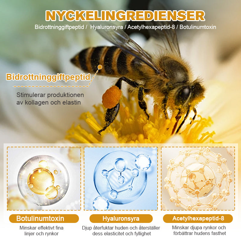 🐬💎Tillverkad och skickad från Sverige✅Furzero™ Botox Bee Venom Wrinkle Removal Cream - Sista Dagen-kampanj 70 % RABATT