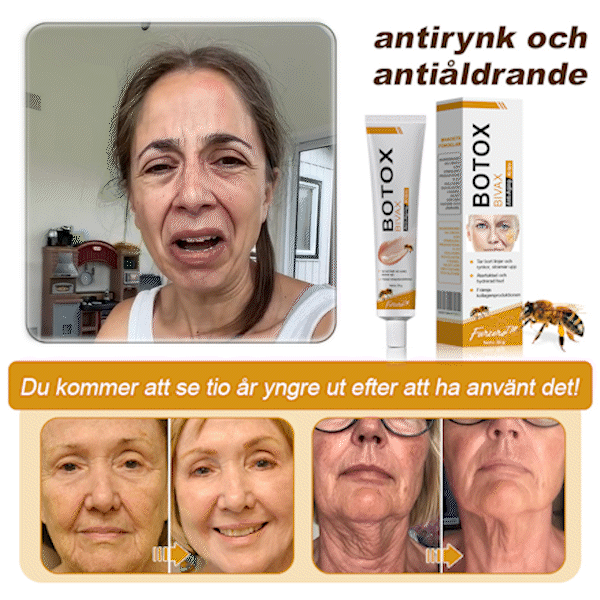 🐬💎Tillverkad och skickad från Sverige✅Furzero™ Botox Bee Venom Wrinkle Removal Cream - Sista Dagen-kampanj 70 % RABATT