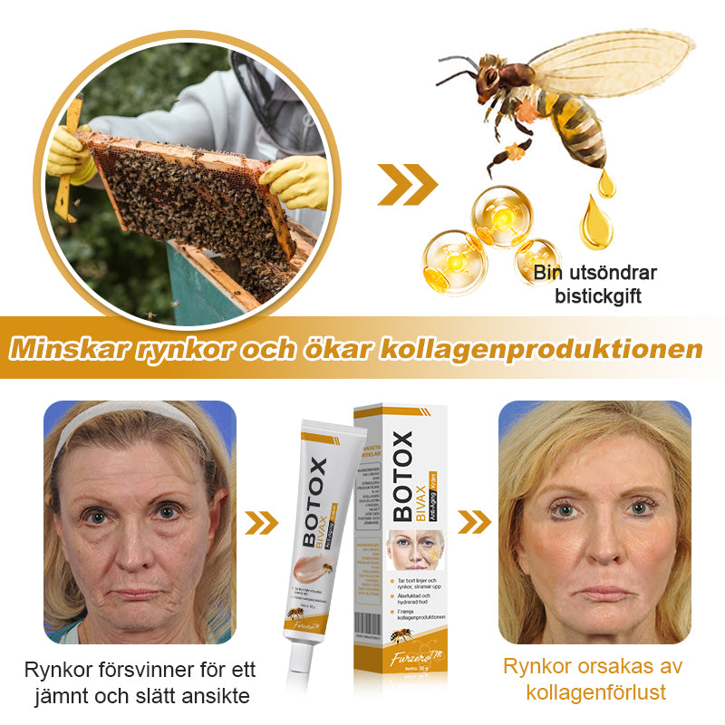 🐬💎Tillverkad och skickad från Sverige✅Furzero™ Botox Bee Venom Wrinkle Removal Cream - Sista Dagen-kampanj 70 % RABATT