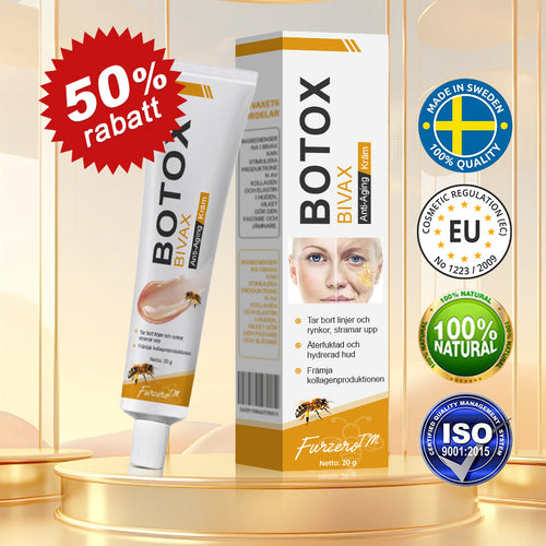 🐬💎Tillverkad och skickad från Sverige✅Furzero™ Botox Bee Venom Wrinkle Removal Cream - Sista Dagen-kampanj 70 % RABATT