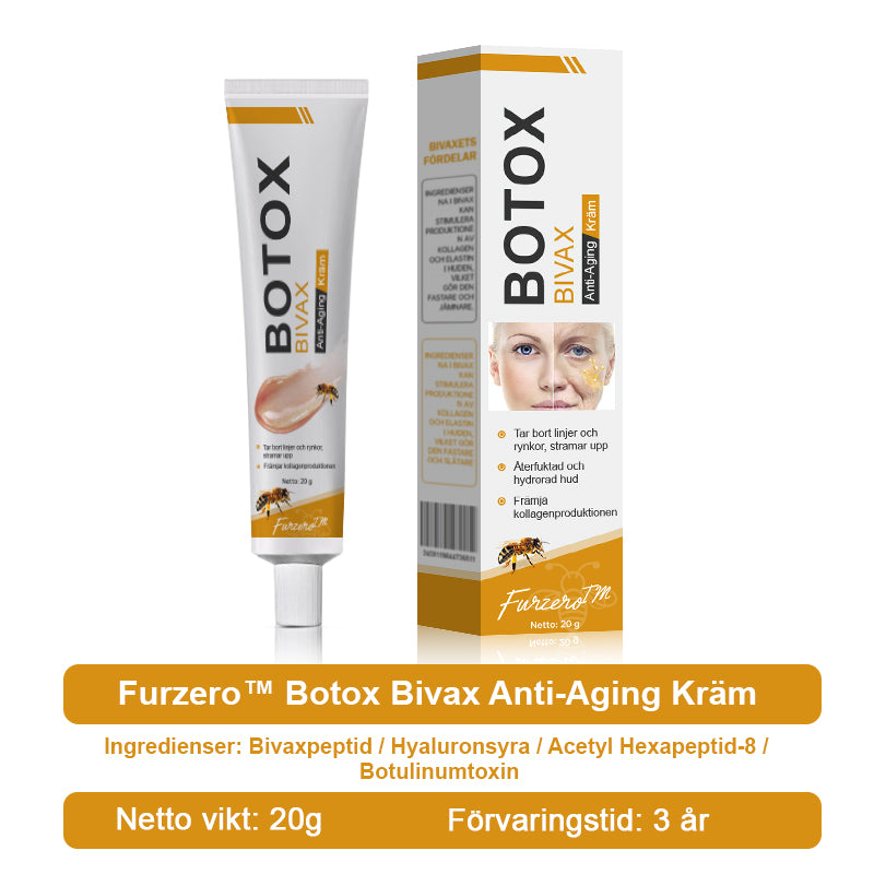 🐬💎Tillverkad och skickad från Sverige✅Furzero™ Botox Bee Venom Wrinkle Removal Cream - Sista Dagen-kampanj 70 % RABATT