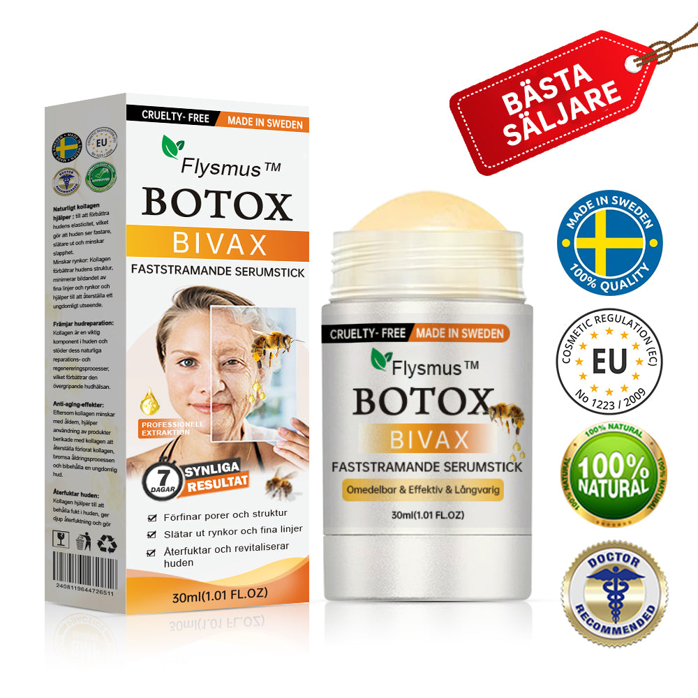 🐬⚖️Tillverkad och levererad från Sverige✨Flysmus™ Botox Bivax Faststramande  Serumstick🔥SISTA DAG 70% RABATT